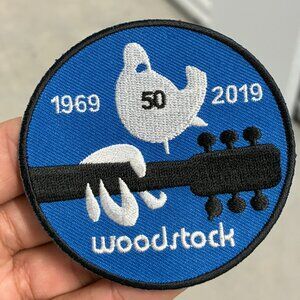 WOODSTOCK MUSIC FESTIVAL 1969-2019 PATCH BX